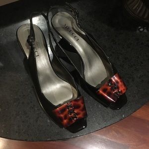 Sesto Meucci heels.  NIB.  Rubber bottoms,